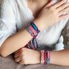 Nepalese Ethnic Woven Tassel Friendship Bracelet - Bohemian Style for Women