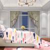 2PCS- Vintage Butterfly - Printed curtain - Polyester material - suitable for bedrooms   living rooms   study rooms   private Space