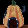 1pc Resin Simulation Pumpkin Decor - Halloween Figurines Shelter Ornament for Aquarium, Fish Tank and Terrarium Landscaping