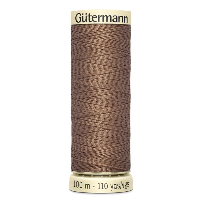 Lot de 5 bobines 100m Fil 100% polyester Gutermann Ref 788988 - Att 454 - biche