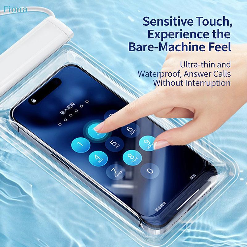 Universelle Transparente Wasserdichte Touchscreen-Handytasche Für Outdoor-Tauchen Und Schwimmen Crossbody-Handyhülle