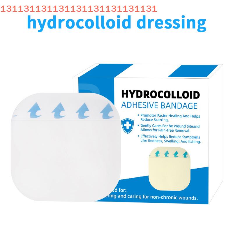 Self-Adhesive Patches, Hydrocolloid Dressing, Invisibility Breathable Wound Plaster Band Aid Adhesive Bandages Skin Tape 1/5 Pcs