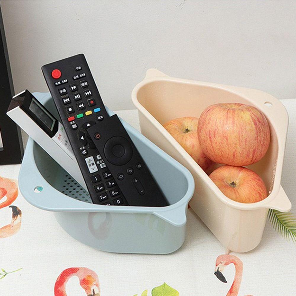 Suction Cup Sink Drain Basket Triangular Sponge Rag Storage Box Gifts Kitchen Sink Trash Boxes