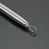 Non-Slip Stainless Steel Pimple Popper Acne Blackhead Removal Needle Tool Silver