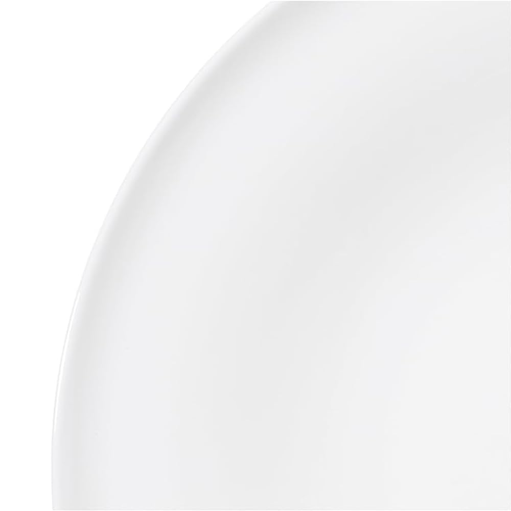 NARUMI Waltz Plate, 20cm, White, Simple and Stylish, Rimmed, Microwave-Safe, Dishwasher-Safe, 52215-6019