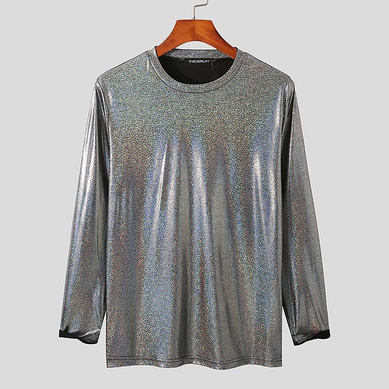 Купить INCERUN весенние мужские серебряные модные тонкие майки с ...