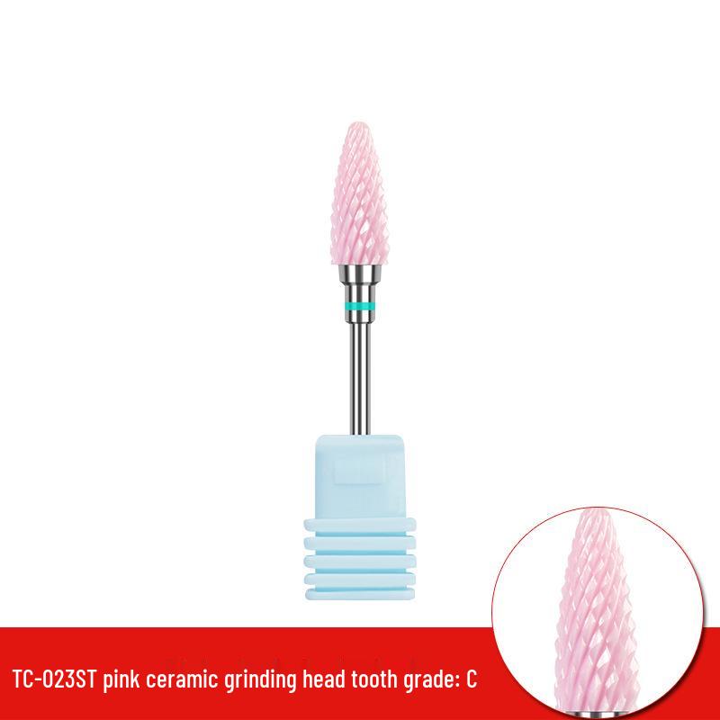 Single Bullet-Shaped Ceramic Nail Grinding Head 2.35