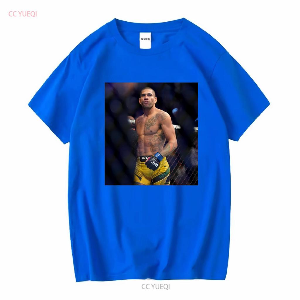 Alex Pereira T Shirt long or short sleeves vintage Washed Stylish graphic fashion streetwear Stretched Versatile Slightly