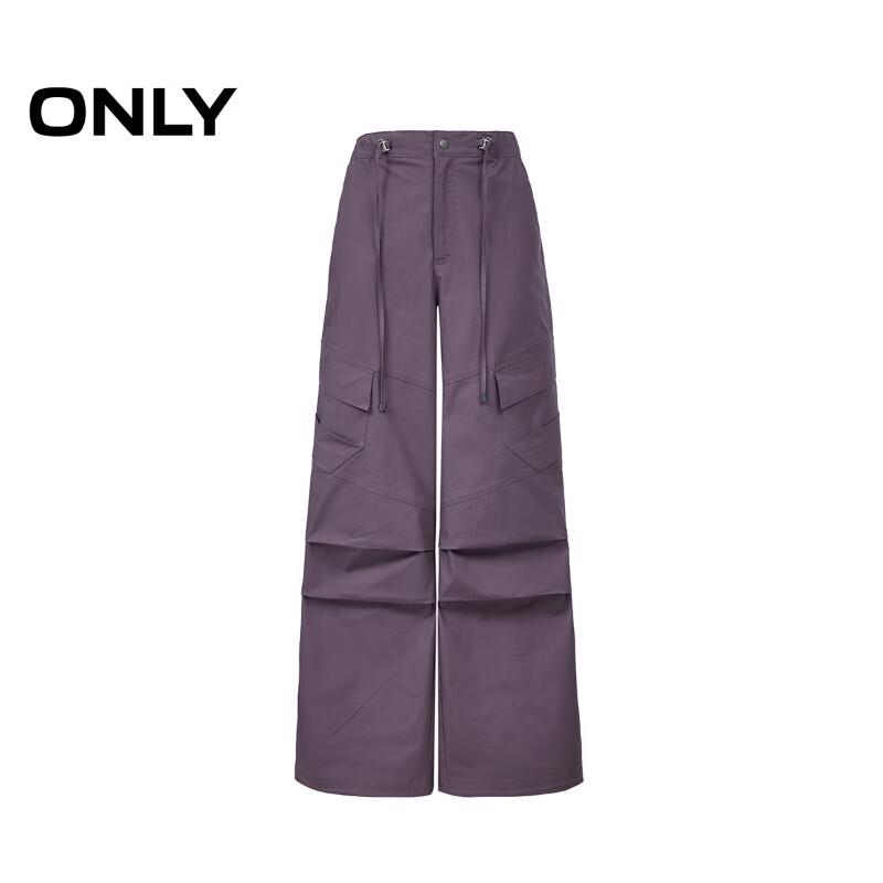 ONLY Women's High-Waist Cargo Straight Leg Pants