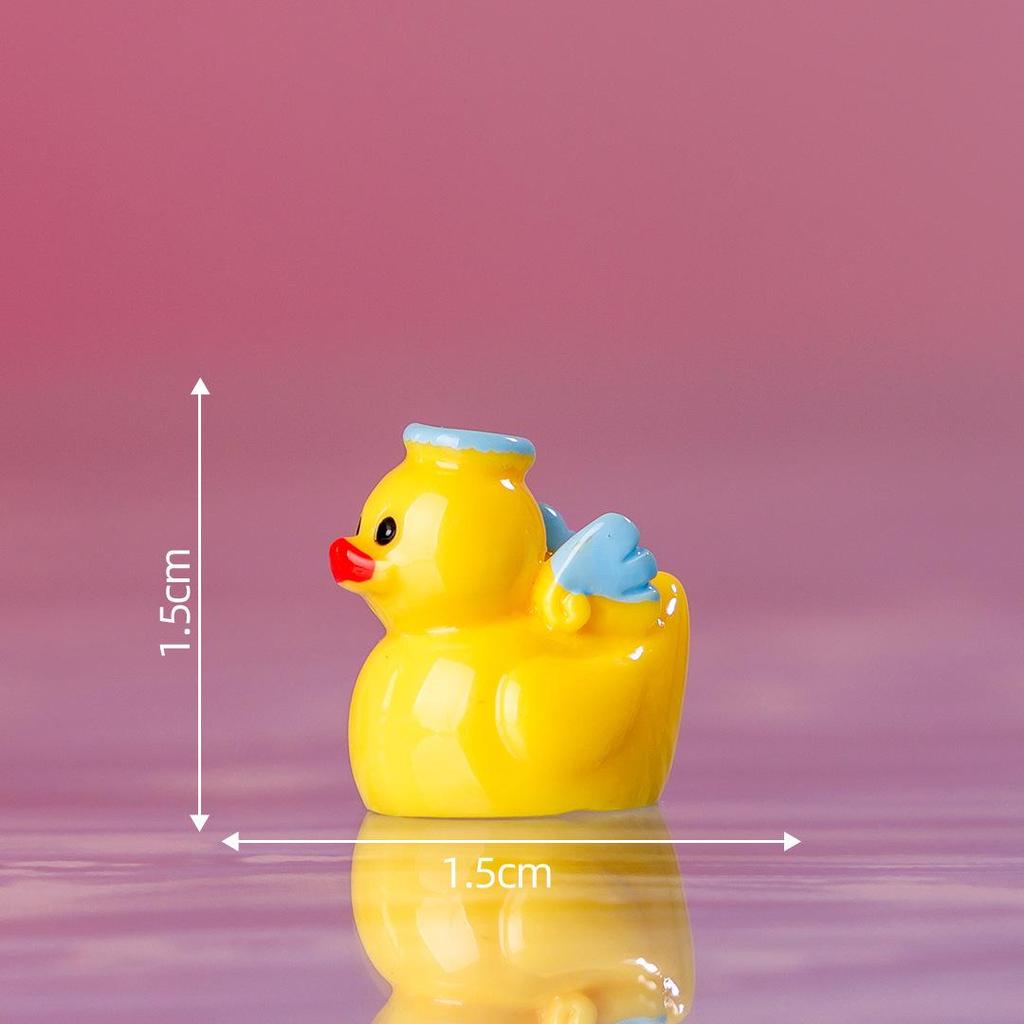 Pryskyřičná svítící kachna DIY komponenty pro šperky a vlasové doplňky