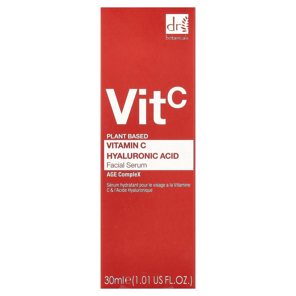 Dr. Botanicals, Vitamin C Hyaluronic Acid Facial Serum, 30 Ml (1.01 Fl Oz)