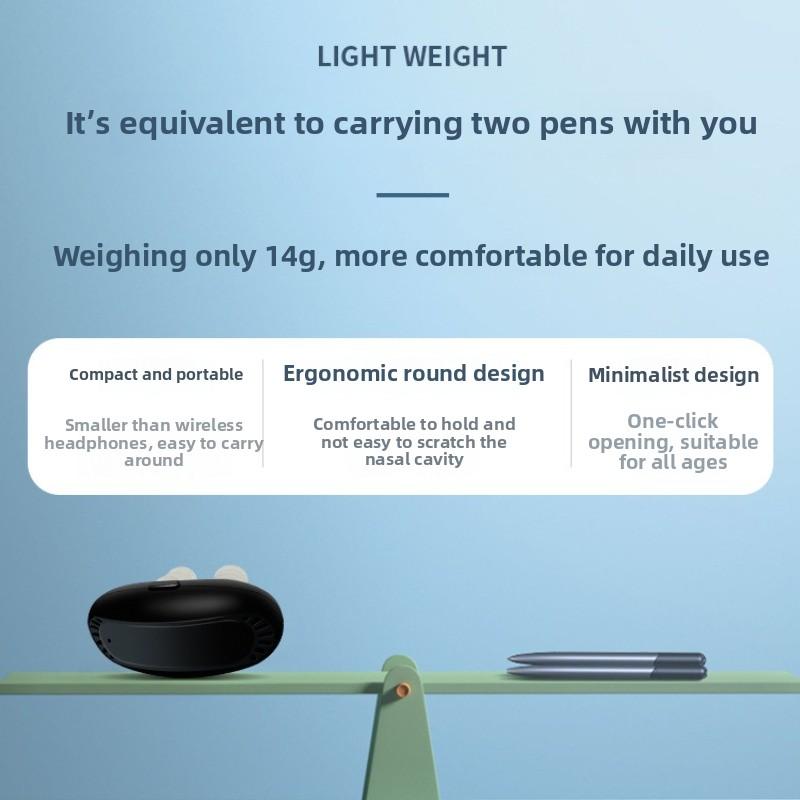Smart Infrared Nasal Relief Device – Portable Snore Reduction for Allergy & Chronic Care, Home Use Lightweight Design