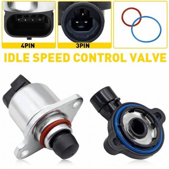 New Throttle Position Sensor and Idle Air Control Valve Set For LS Chevy GM EXV