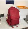 School bag high value letter style junior high school casual simple large capacity travel backpack