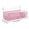 Bed Shelf Mesh Basket As Space Saving Storage Solution Made of Iron with Breathable Design