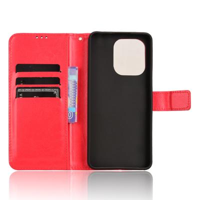 For Xiaomi Redmi Note 13 4G Wallet Leather Phone Case Crazy Horse Texture