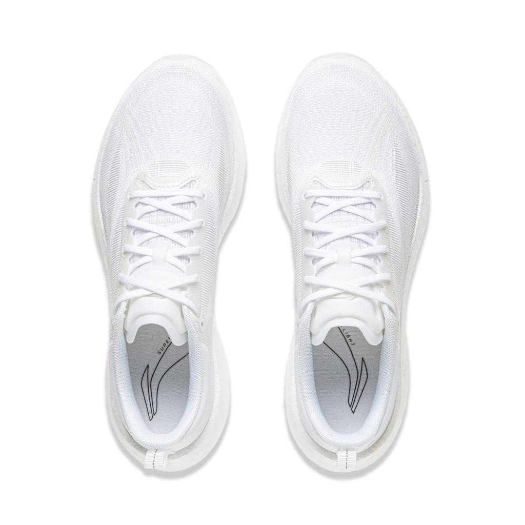 New LiNing Super Light 21 Cushioning Anti-Slip Wear-Resistant Breathability Low-Top Running Shoes Women's Standard White ARBU002-12
