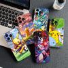 Cover for Samsung Galaxy S24 S25 S23 FE Ultra Plus S7 Edge S25+ S23+ A56 5G Phone Case Mewtwo P-Pokemons Mew two P-Pikachus