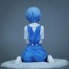 In stock Evangelion girl Rei Ayanami 5.51Inch/14cm can move PVC Sit posture In-vehicle sexy Temptation Cute figure Toys Presents
