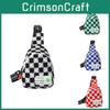 Stylish 2022 Kids Chest Bag For Boys With Trendy Checkerboard And Smile Design In Versatile Colors