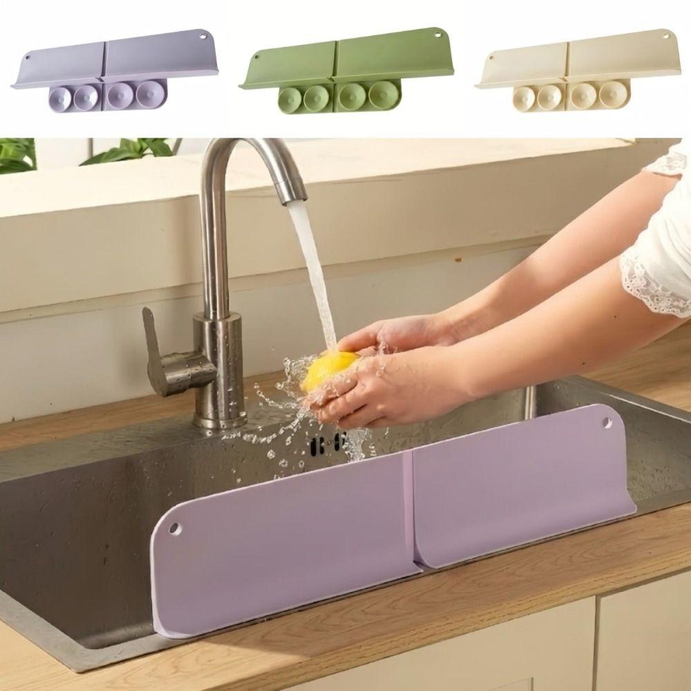Waterproof Water Splash Guard Anti-Splash Water Splash Board Kitchen Sink Splash Guard  Home Use