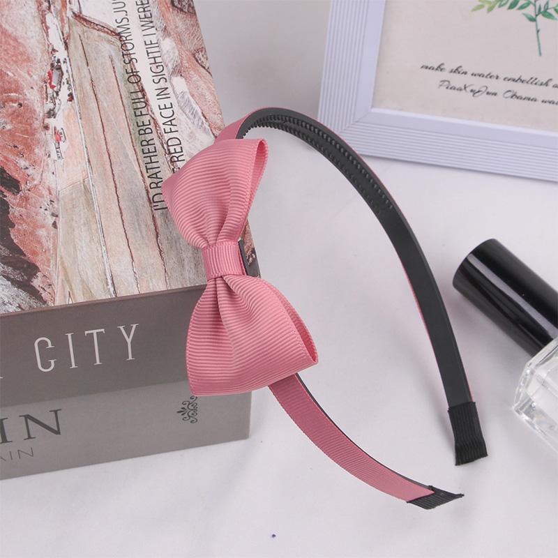 1PCS Cute Solid Color Ribbon Hair bands for Baby Girls Bows summer Headband for girls Kids Fashion Hair Aceessories  FDr10