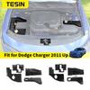 TESIN for Dodge Charger 2011 Up Car Engine Hood Coolant Lid Engine Wire Dustproof Engine Hood Lock Decoration Protection Cover