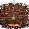 Elegant Rattan Ceiling Pendant Light Fixtures Bird Nest Chandeliers