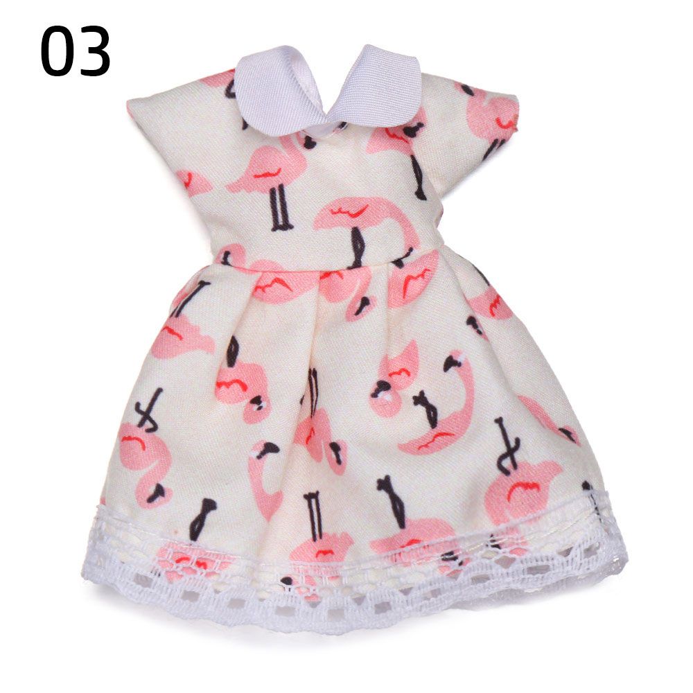 Handmade Doll Clothes and Accessories 16~17cm Dolls Dresses Doll Outfit Changing Dressing Game