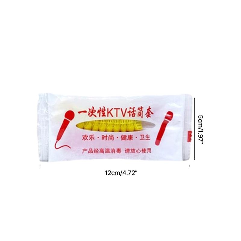 100Pcs/Pack Microphones Cover for Most Microphones Mic Windscreen Protector Caps for Home