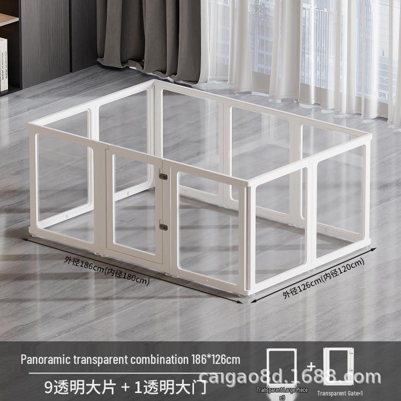 Transparent Acrylic Tall Pet Barrier for Indoor Use - Suitable for Dogs Like Teddy, Bichon, Corgi