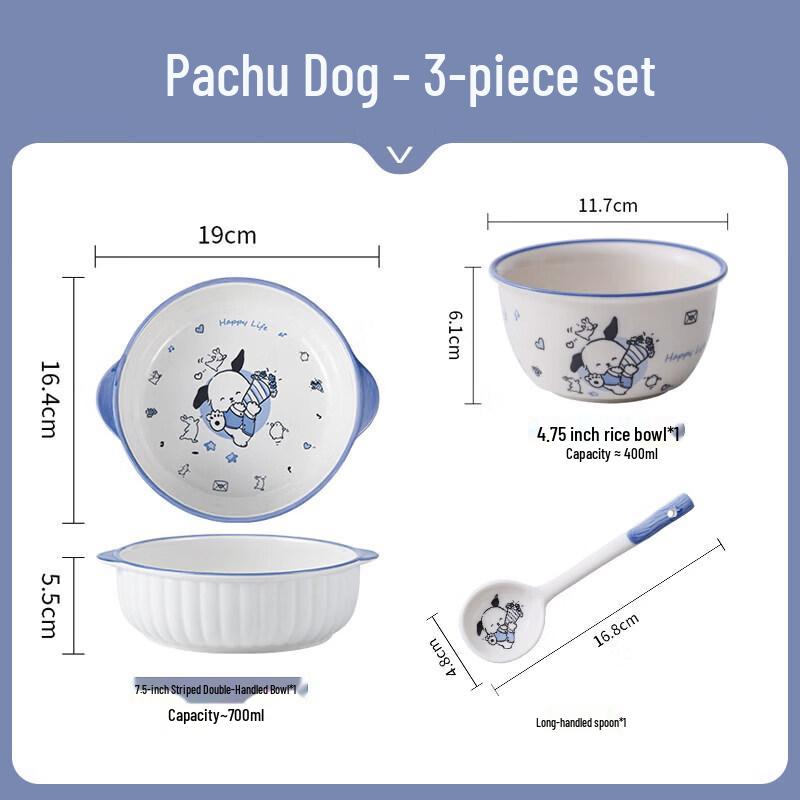 Cute Cartoon Ceramic Dinnerware Set
