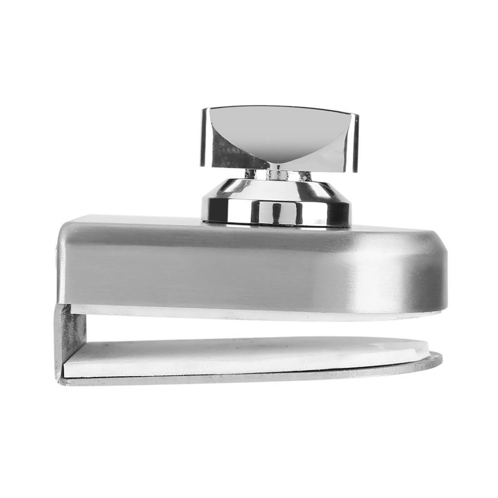 10 12mm Stainless Steel Glass Door Lock Latch Rotary Knob Open Close Home Hotel Bathroom Use