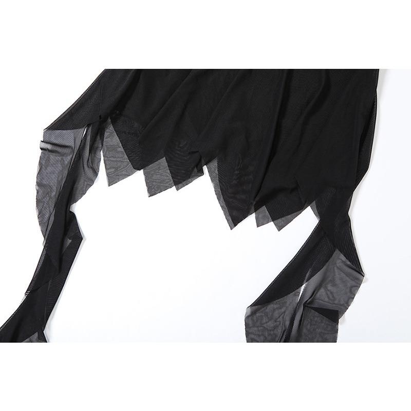 Summer Women's Solid Color Slim-fit Street Fashion High-waisted Gauze A-line Skirt