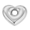 Stainless Steel Heart Star Charm for Jewelry Making Loose Spacer Beads Hole 3.5mm for DIY Bracelets Necklace Keychain