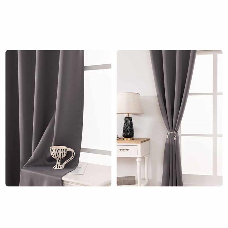 100% Blackout Curtains Sun Blocking Curtains High Density Thermal Insulated Drapes for Bedroom Living Room