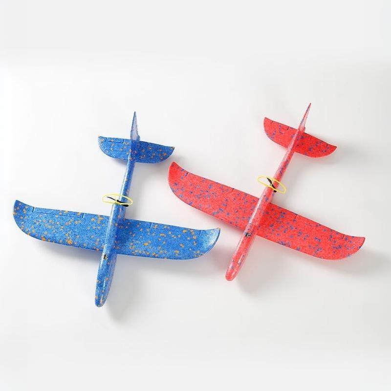 Electric Foam Plane Glider Hand Throw Airplane With Led Light Automatic Flight Planes Outdoor Kids Toys For Children Boys Gifts
