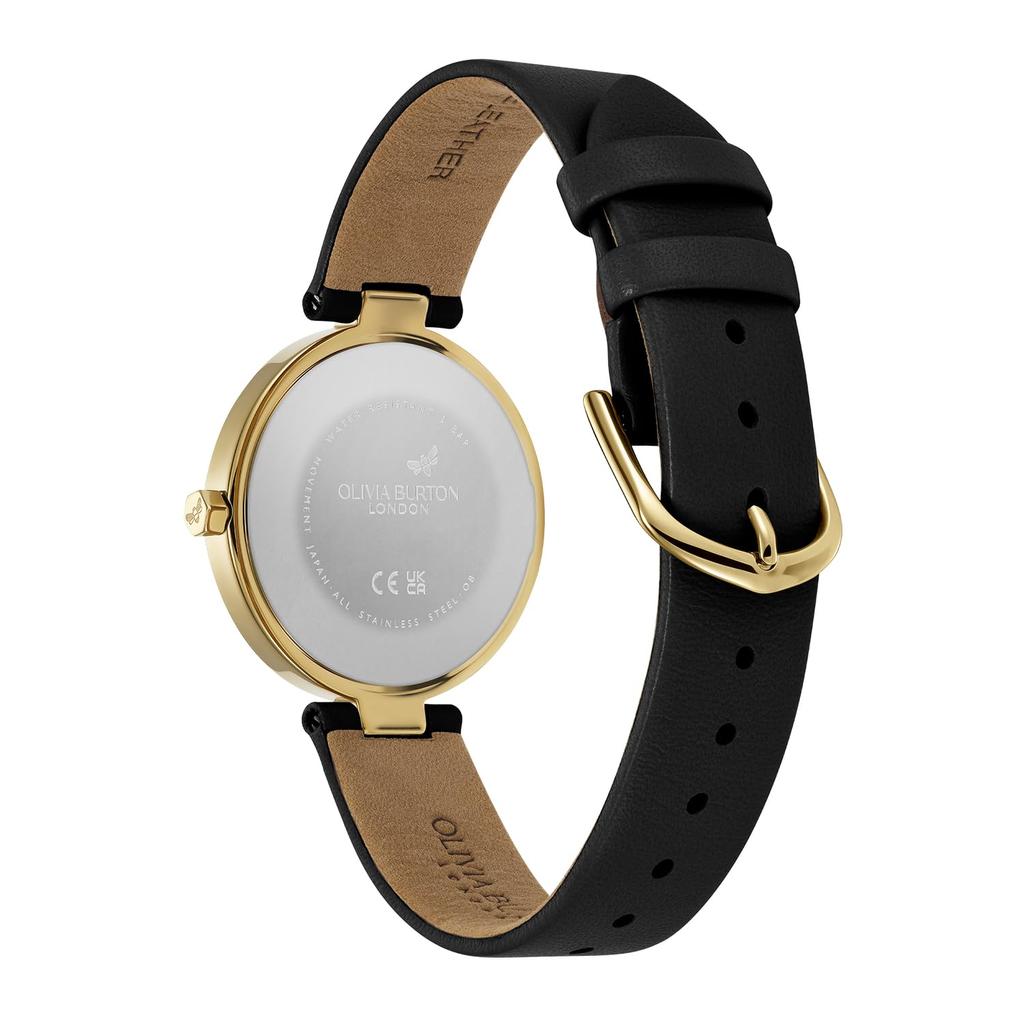 OLIVIA BURTON Classic Dimension Black Onyx Sunray Leather 32mm