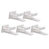 5pcs Adhesive Hat Baseball Self Hooks Holder Cap Rack Hanging Organizer Door Wall Storage Strong Hold Cap Hooks