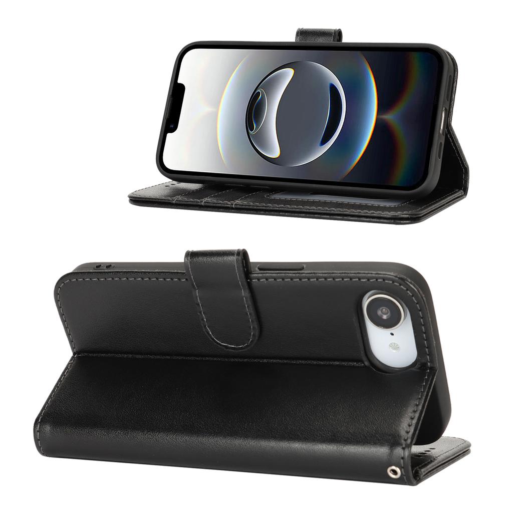 For iPhone 16e Case R61 Texture Wallet Leather Flip Phone Cover