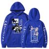 Anime Wenhao Wild Dog Printed Hoodie Fall Winter Men Fashion Loose Pullover Women O-Neck Fleece Long Sleeve Sweatshirts