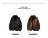 Men's 2025 Winter Warm Lambswool Jacket - Thick, Solid Color, Loose Fit
