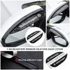 abcd1 2Pcs Car Rearview Mirror Silicone Rain Eyebrow Water Proof Universal Auto Rear View Side Shield For VW Polo Tiguan Passat Golf