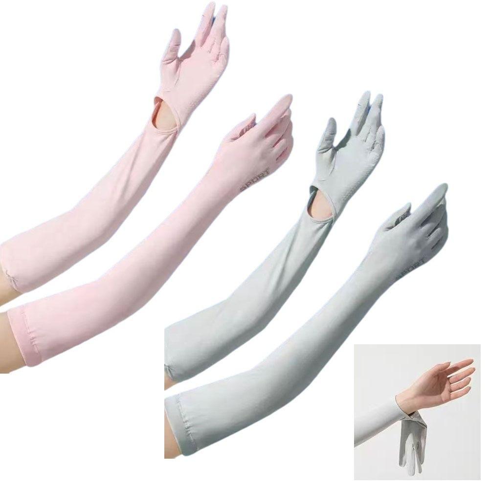 Ice Silk Summer Gloves Anti UV Shield UV Resistant Gloves Sun Protection Gloves  Summer Outdoor