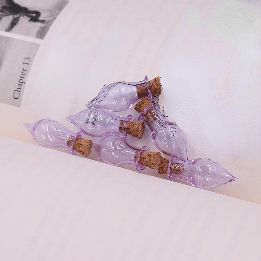 Doplňky pro kutily Ručně vyrobený materiál Příslušenství Skleněná láhev na přání Driftovací láhev s dřevěnou zátkou Kreativní driftovací láhev