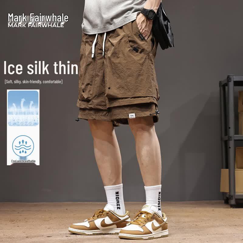 Mark Fairwhale Men's Ice Silk Casual Shorts