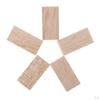 Balsa Wood Blocks Wooden Rods Sticks for Models, Aircrafts Kit, Film Props, DIY Projects - Pack of