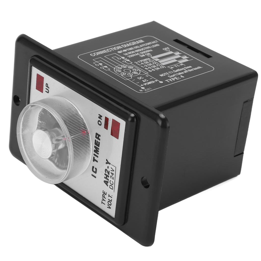 AH2-Y 30S Zeitrelais 8 Pin Mini Zeiger Zeitsteuerung für Automatisierungsanlagen CNC Drehmaschine24VDC