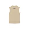 Fear of God Essentials SS23 Pullover V Neck Vest Sand Women Tops Off-White FOG-SS23-116