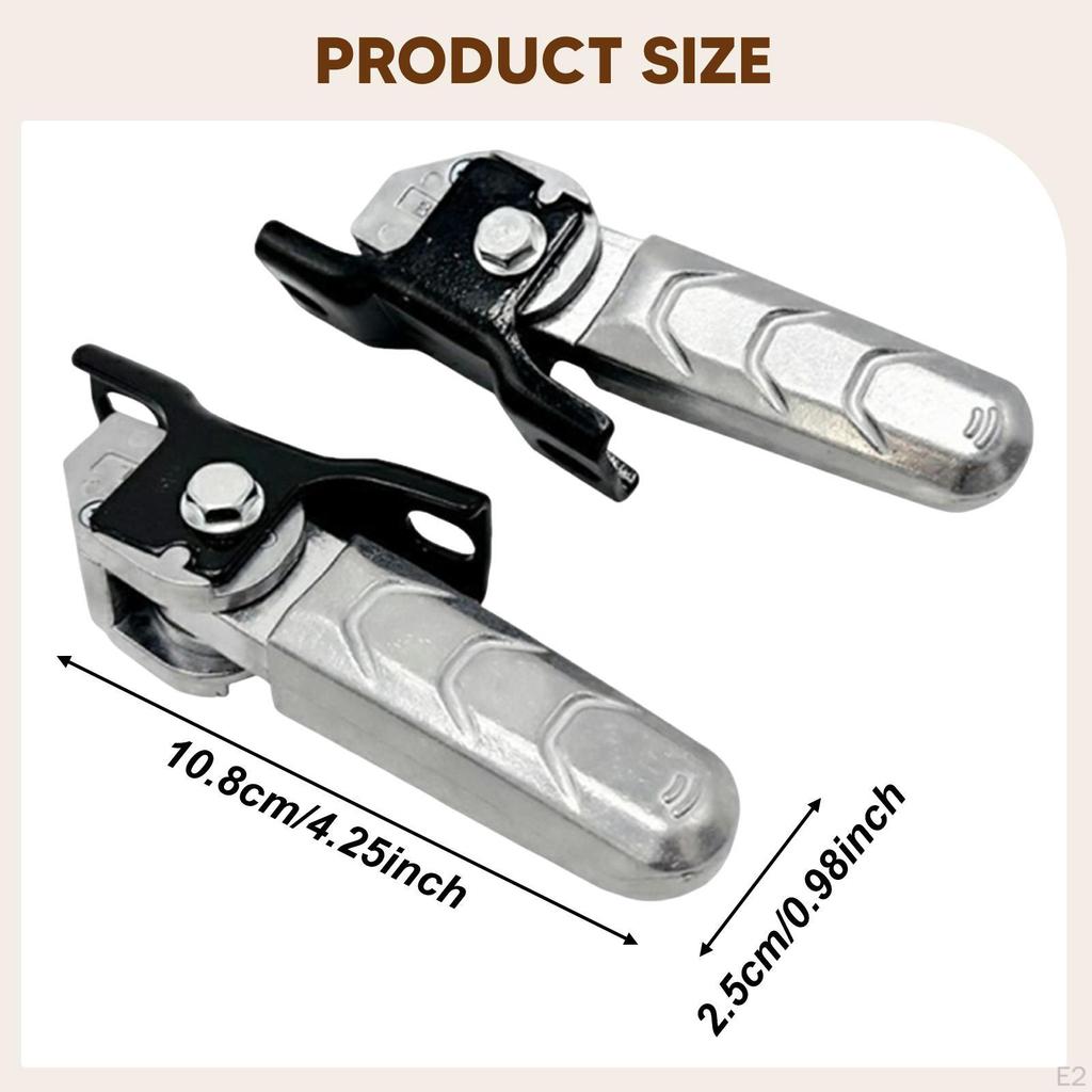E Bike Foot Rests Direct Replaces Comfortable Accessories Aluminum Alloy
